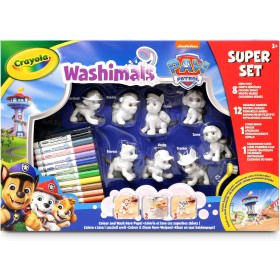 Crayola 74-0251 Washimals Paw Patrol Super Set Attività con 8 Cuccioli 12 Pennarelli Lavabili Sfondo Colorabile e Spazzolina Crayola 74-0251 Washimals Paw Patrol Super Set Attività con 8 Cuccioli 12 Pennarelli Lavabili Sfondo Colorabile e Spazzolina