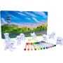 Crayola 74-0251 Washimals Paw Patrol Super Set Attività con 8 Cuccioli 12 Pennarelli Lavabili Sfondo Colorabile e Spazzolina