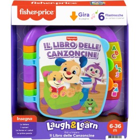 Libro delle Canzoncine Ridi e Impara CDH49 Fisher price