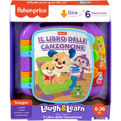 Libro delle Canzoncine Ridi e Impara CDH49 Fisher price