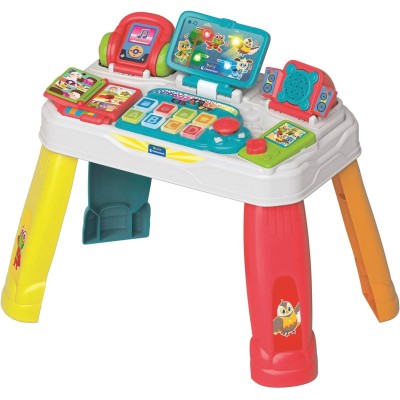 Clementoni 17547 Tavolo Baby Gamer con Tastiera e Elementi Interattivi Stimola lo Sviluppo Cognitivo Motorio e Emotivo