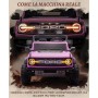Ford Bronco Raptor 24V Auto Macchina Elettrica per Bambini 2 Posti Fuoristrada con Telecomando - RUOTE IN GOMMA EVA XL Premium