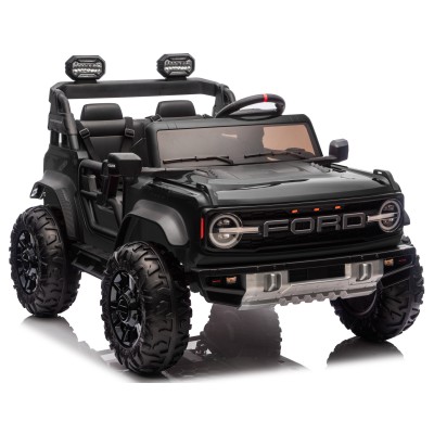 Ford Bronco Raptor 24V Auto Macchina Elettrica per Bambini 2 Posti Fuoristrada con Telecomando - Ruote in Gomma EVA XL Premium
