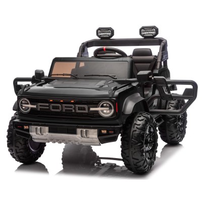 Ford Bronco Raptor 24V Auto Macchina Elettrica per Bambini 2 Posti Fuoristrada con Telecomando - Ruote in Gomma EVA XL Premium