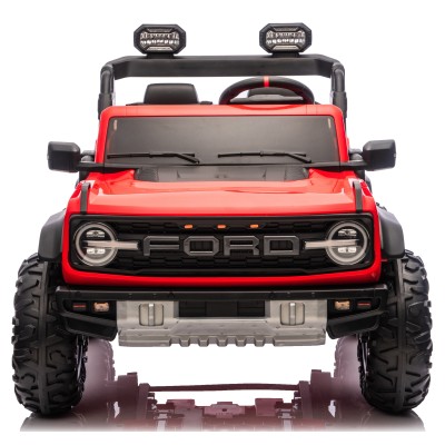 Ford Bronco Raptor 24V Auto Macchina Elettrica per Bambini 2 Posti Fuoristrada con Telecomando - Ruote in Gomma EVA XL Premium