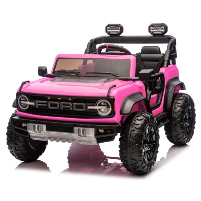 Ford Bronco Raptor 24V Auto Macchina Elettrica per Bambini 2 Posti Fuoristrada con Telecomando - RUOTE IN GOMMA EVA XL Premium