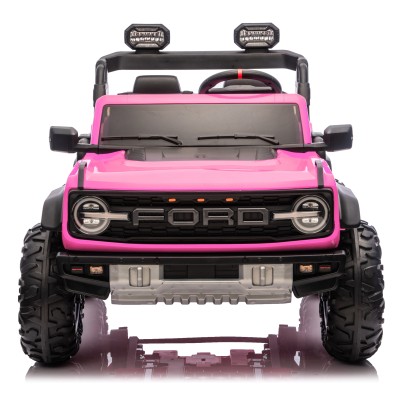 Ford Bronco Raptor 24V Auto Macchina Elettrica per Bambini 2 Posti Fuoristrada con Telecomando - Ruote in Gomma EVA XL Premium