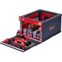 Bburago 58090 Pit Stop Ferrari SF-24 Leclerc Veicolo in Scala e 6 Meccanici con Licenza Ufficiale Ferrari