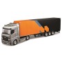 Bburago 38401 Mercedes Semi Truck con McLaren MCL38 (2024) Norris Diecast con Licenze Ufficiali McLaren e Mercedes