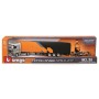 Bburago 38401 Mercedes Semi Truck con McLaren MCL38 (2024) Norris Diecast con Licenze Ufficiali McLaren e Mercedes