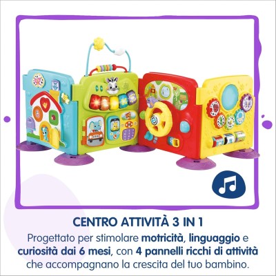 VTech 514436 Il Mio Primo Centro Attività 3in1 con 2 Canzoni e 10 Melodie e Spegnimento Automatico