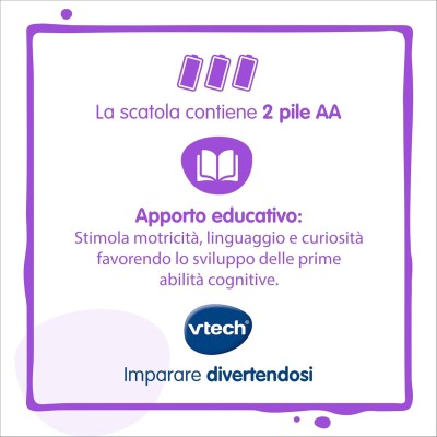 VTech 514436 Il Mio Primo Centro Attività 3in1 con 2 Canzoni e 10 Melodie e Spegnimento Automatico