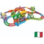 VTech 583507 Vroom Vroom Go - Avventure in Treno Pista Trenino con Ostacoli e Vagoni 6 Zone Magiche