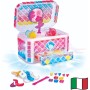 VTech 584807 Mosaic Magic Lights Scrigno Portagioie Luminoso Personalizzabile con Tessere Mosaico 4 Statuine e Melodie