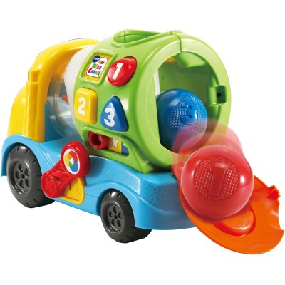 VTech 601907 Max Mixa Colori Camioncino Parlante con 5 Melodie Riconosce e Mixa Colori 3 Modalità di Gioco