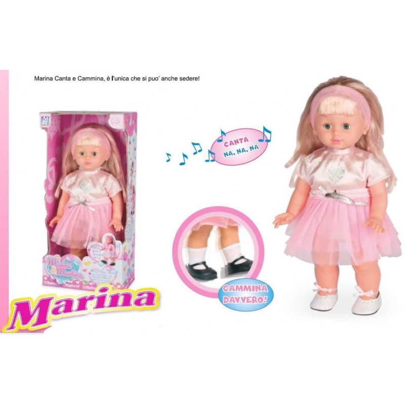 Bambola Marina Canta e Cammina 48cm Migliorati