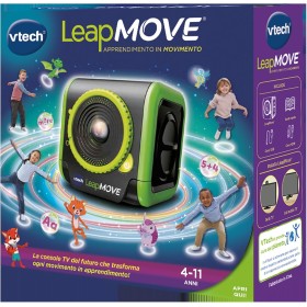 VTech 618707 LeapMove Console TV Interattiva Rileva i Movimenti Senza Controller 25 Giochi 3 Profili Giocatore