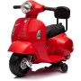 Piaggio Mini Vespa GTS Elettrica per Bambini con Sedile in Pelle Batteria 6Volt