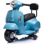 Piaggio Mini Vespa GTS Elettrica per Bambini con Sedile in Pelle Batteria 6Volt