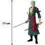 Bandai 36932 Anime Heroes One Piece - Roronoa Zoro Action Figure da 17cm con Licenza ufficiale One Piece