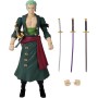 Bandai 36932 Anime Heroes One Piece - Roronoa Zoro Action Figure da 17cm con Licenza ufficiale One Piece