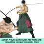 Bandai 37052 Anime Heroes One Piece - Action Figure Articolata Roronoa Zoro 17cm Three Sword Style con Licenza Ufficiale