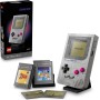 LEGO Icons 72046 Game Boy Modello da Esposizione Nintendo con 2 Cartucce con Schermi Lenticolari Incluso Zelda e Stand