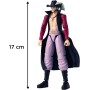 Bandai 37053 Anime Heroes One Piece - Action Figure Articolata Mihawk 17cm con Licenza ufficiale One Piece