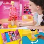 Hasbro G1356 Play-Doh Sfilata di Moda Designer di Barbie con Barbie snodata per creare acconciature e vestiti