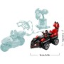 LEGO Marvel 11198 Spidey e i Suoi Fantastici Amici - Inseguimento sui Dino-Veicoli di Spin ed Electro con Macchina e Moto