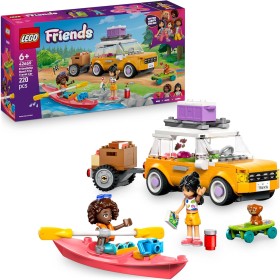 LEGO Friends 42659 Viaggio in Auto con il Cucciolo 2 Mini Bamboline  Kayak e Accessori