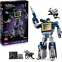 LEGO Icons 10358 Transformers: Soundwave Modellismo da Esposizione con Laserbeak e Ravage e un Mattoncino Sonoro