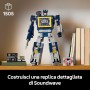 LEGO Icons 10358 Transformers: Soundwave Modellismo da Esposizione con Laserbeak e Ravage e un Mattoncino Sonoro