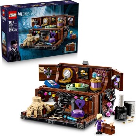 LEGO Mercoledì Addams 76785 Appartamento di Mano con Mano minifigura di Enid e Accessori