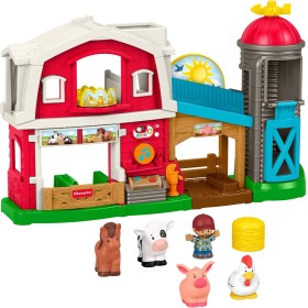 Fisher-Price Little People - La Fattoria degli Animali Playset interattivo per bambini dai 1 ai 5 anni JGX09