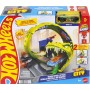 Hot Wheels JBM63 Pista Attacco del Serpente con Stazione di Servizio e Pista Spirale 2 modalità di Gioco e Veicolo