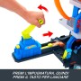 Mattel JLC05 Hot Wheels Mega Garage Pista con 3 Livelli di Gioco e 2 Loop macchinina ed Elicottero Inclusi