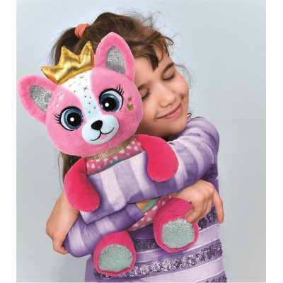Clementoni 16680 BFF Emy La Mia Amica dei Segreti Peluche Interattivo con Effetti Luminosi per Registrare Messaggi