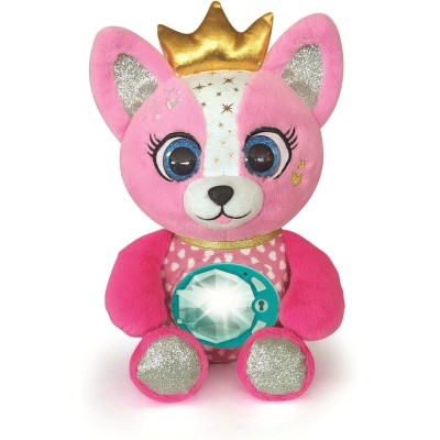 Clementoni 16680 BFF Emy La Mia Amica dei Segreti Peluche Interattivo con Effetti Luminosi per Registrare Messaggi