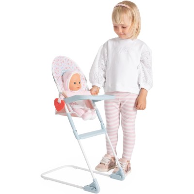 Chicco 012408 Seggiolone per Bambole con Struttura in Metallo Vassoio e Poggiapiedi in Plastica