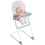 Chicco 012408 Seggiolone per Bambole con Struttura in Metallo Vassoio e Poggiapiedi in Plastica