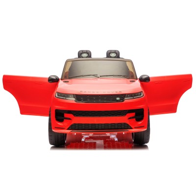 Auto Elettrica 24V per Bambini 2 Posti Range Rover Sport con Sedile in Pelle Cintura 3 Punti Telecomando