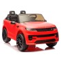 Auto Elettrica 24V per Bambini 2 Posti Range Rover Sport con Sedile in Pelle Cintura 3 Punti Telecomando