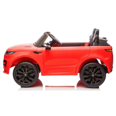 Auto Elettrica 24V per Bambini 2 Posti Range Rover Sport con Sedile in Pelle Cintura 3 Punti Telecomando