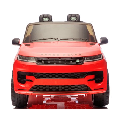 Auto Elettrica 24V per Bambini 2 Posti Range Rover Sport con Sedile in Pelle Cintura 3 Punti Telecomando