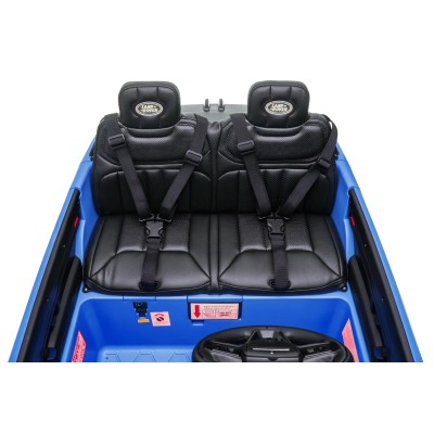 Auto Elettrica 24V per Bambini 2 Posti Range Rover Sport con Sedile in Pelle Cintura 3 Punti Telecomando