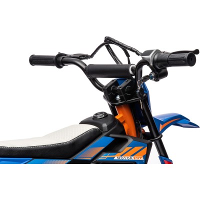 Moto Elettrica per Bambini 24V 250W Velocità fino a 22 km/h Motocicletta da Cross Portata max 63 kg