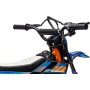 Moto Elettrica per Bambini Thunder Cross 24V 250W sedile in pelle accensione chiave acceleratore a manopola portata max 63kg