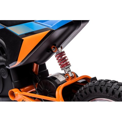 Moto Elettrica per Bambini 24V 250W Velocità fino a 22 km/h Motocicletta da Cross Portata max 63 kg