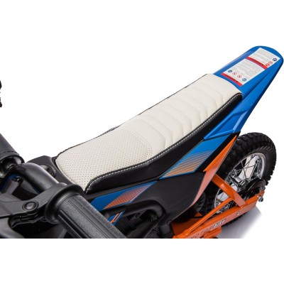 Moto Elettrica per Bambini 24V 250W Velocità fino a 22 km/h Motocicletta da Cross Portata max 63 kg